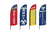 Car Repairs Feather Flags
